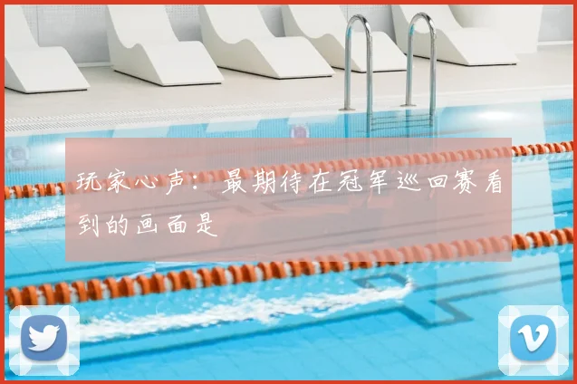 玩家心声:最期待在冠军巡回赛看到的画面是